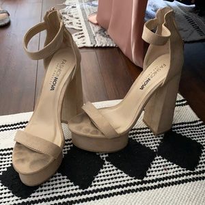 Fashion Nova Nude Heels
